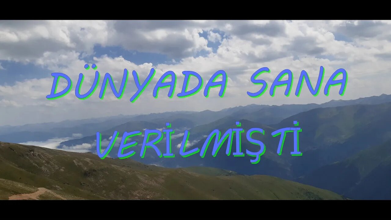 #menkıbe EN GÜZEL MENKIBELERDEN BİR BÖLÜM / "DÜNYADA SANA VERİLMİŞTİ"