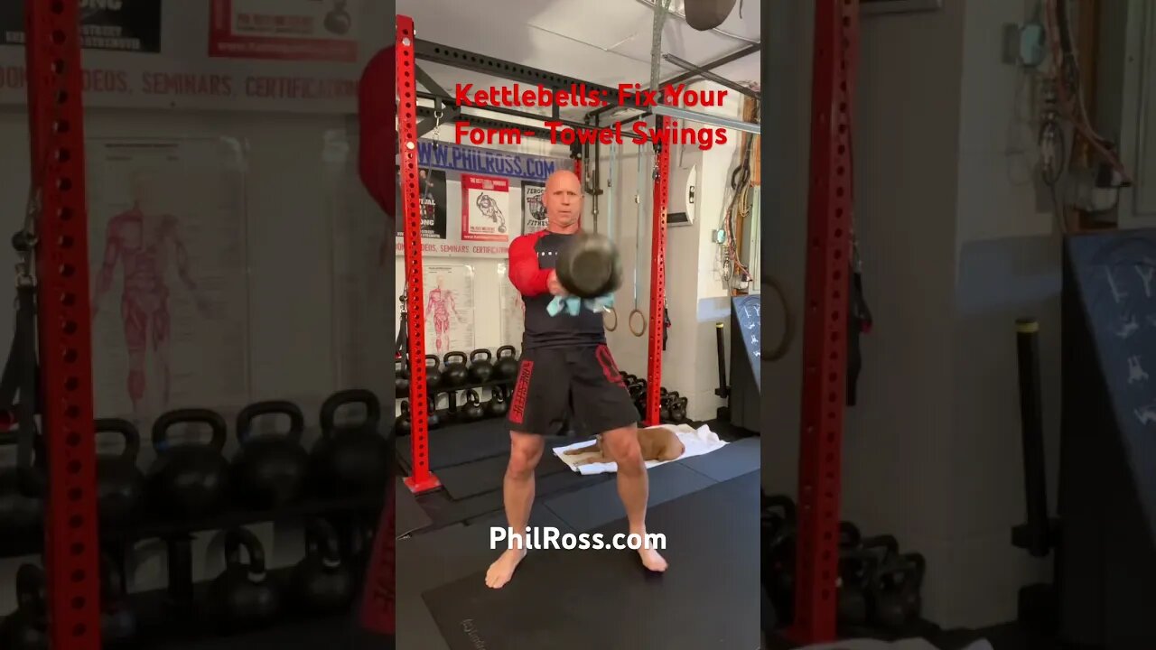 Kettlebells: Fix Your Form, Towel Swings #masterphil #fitness #kettlebell #philross #kettlebellking