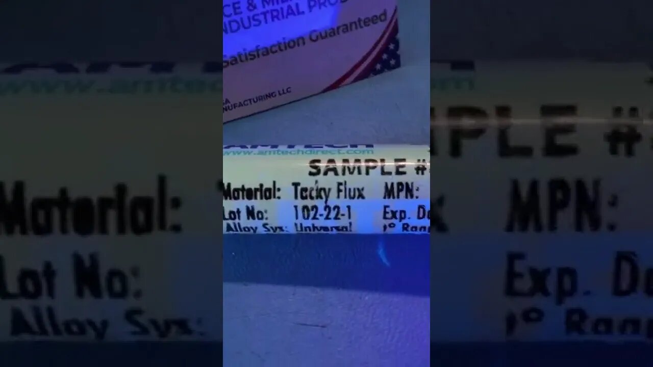 Sample #88 aka Amtech NC-559-V3-TF just arrived!