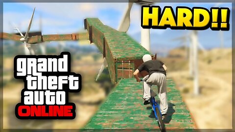 GTA 5 Funny Moments - Impossible BMX Obstacle Course! (GTA 5 Gameplay)