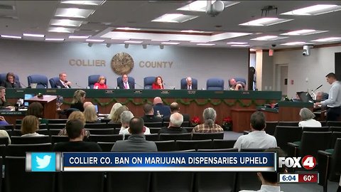 Medical marijuana dispensaries rejected in Collier again