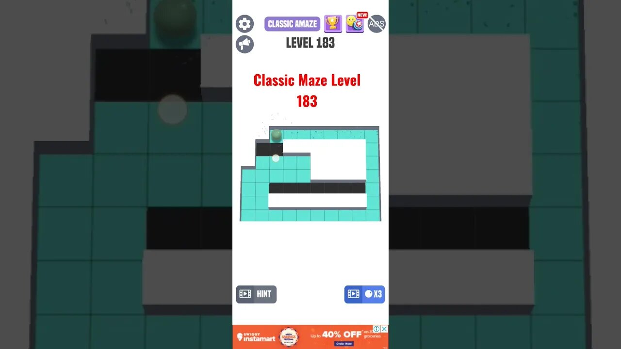 Classic Maze Level 183. #shorts