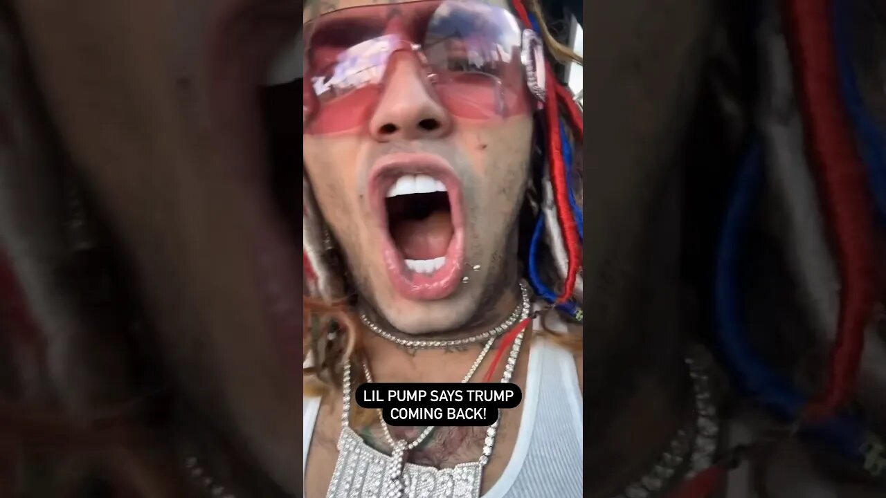 Lil Pump speaks on President Trump‼️🇺🇸