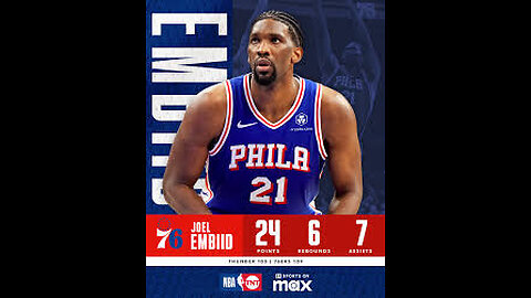 Embiid is BAAACCCKKKK