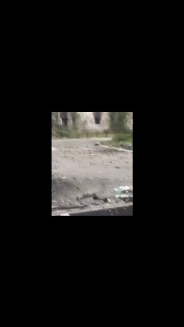 The hotel "Mir" near the central train terminal during the siege of Severodonetsk