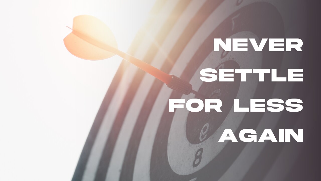 Never Settle For Less Again | Tony Robbins