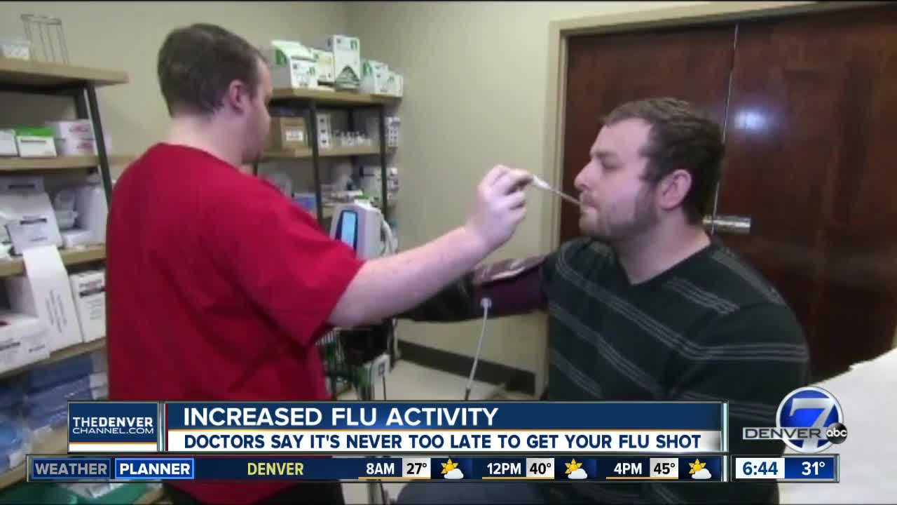 Increased flu activity this season