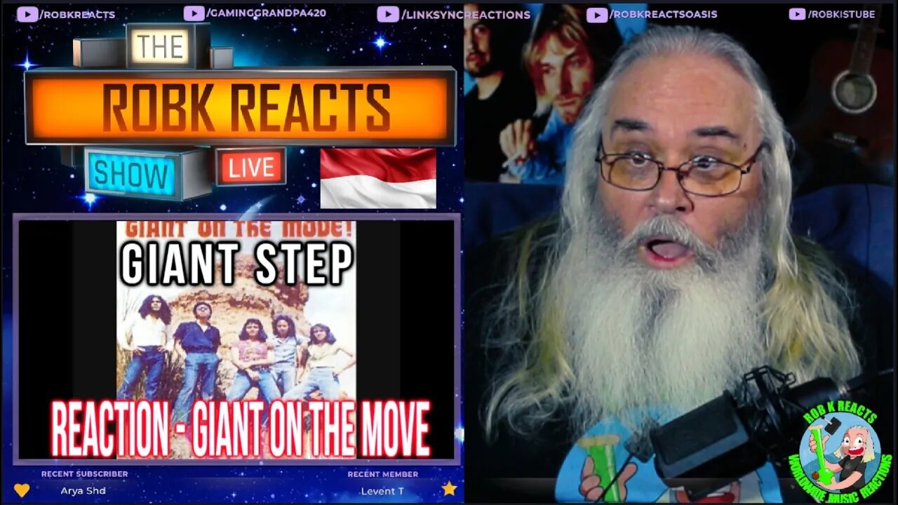 Giant Step (Indonesia, 1976) Reaction - Giant On The Move - First Time Hearing - Requested