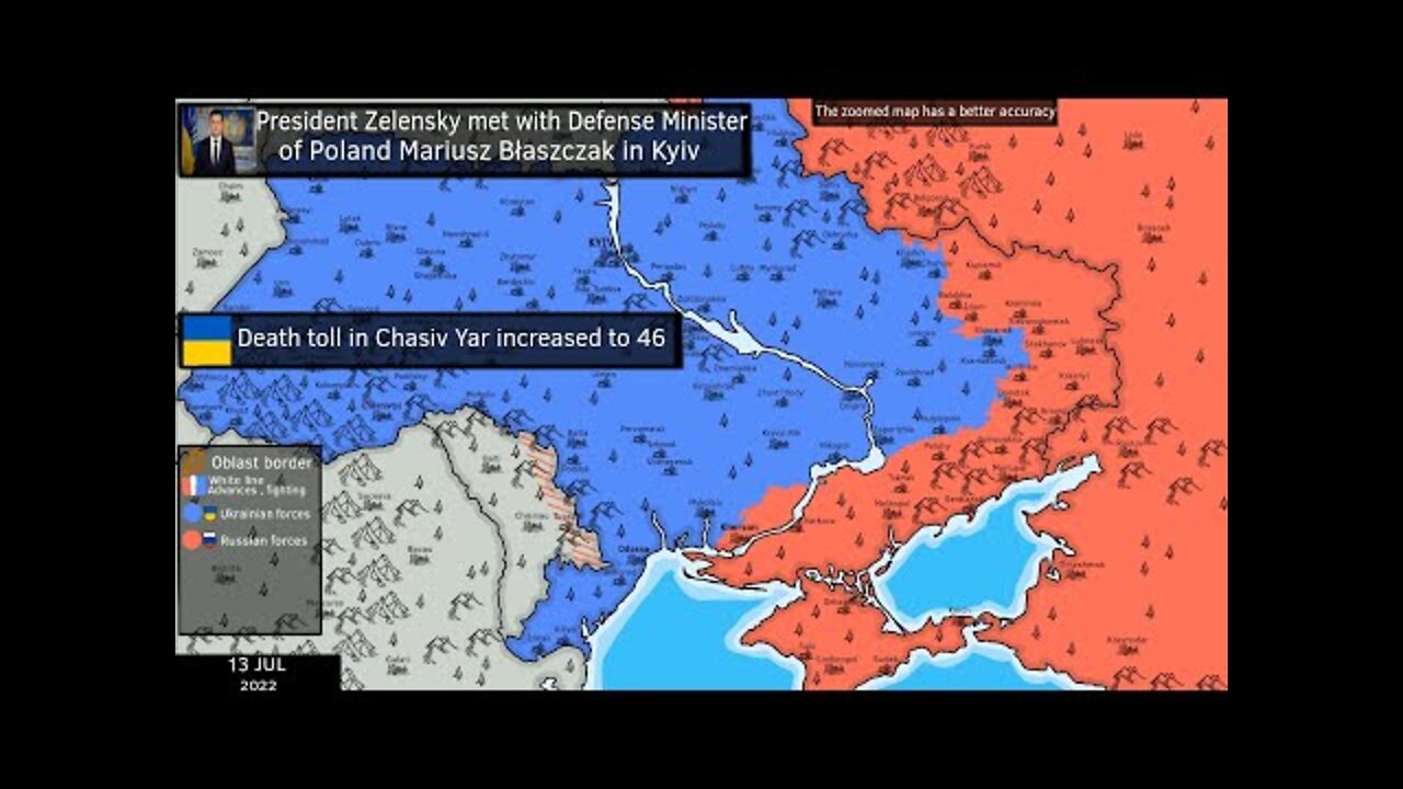 Russian invasion of Ukraine [13 Jul 2022] 'Today]