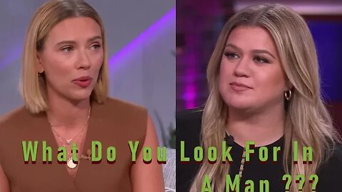 Too Hot for TV Kelly Clarkson show with Scarlet Johansson