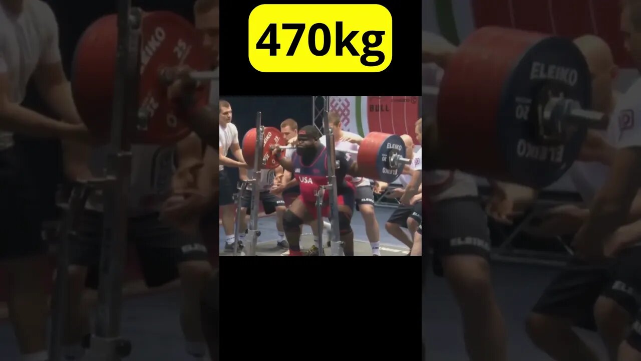 Agachamento de 470kg de Ray Willams #Shorts