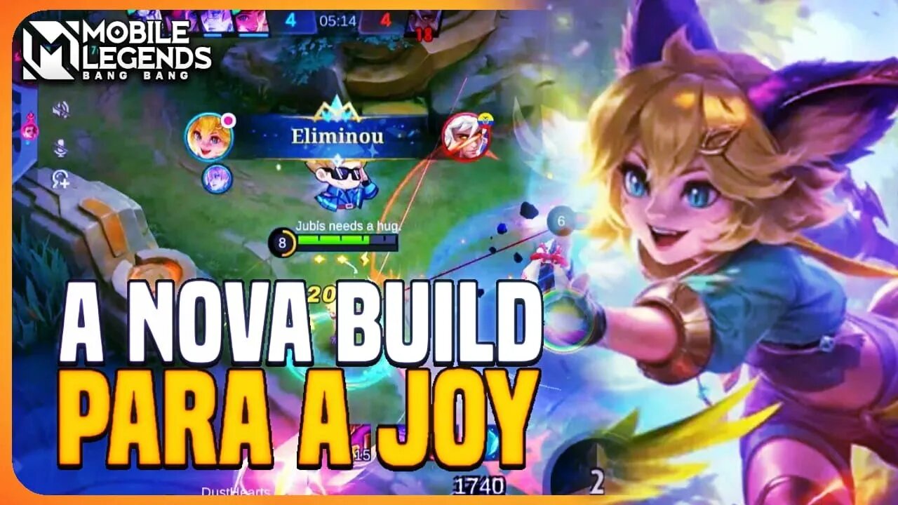 A BUILD QUE EU USO NA JOY DEPOIS DOS EMBLEMAS | MLBB