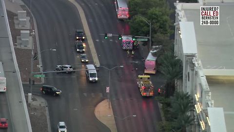 Bus involved in crash Monday morning