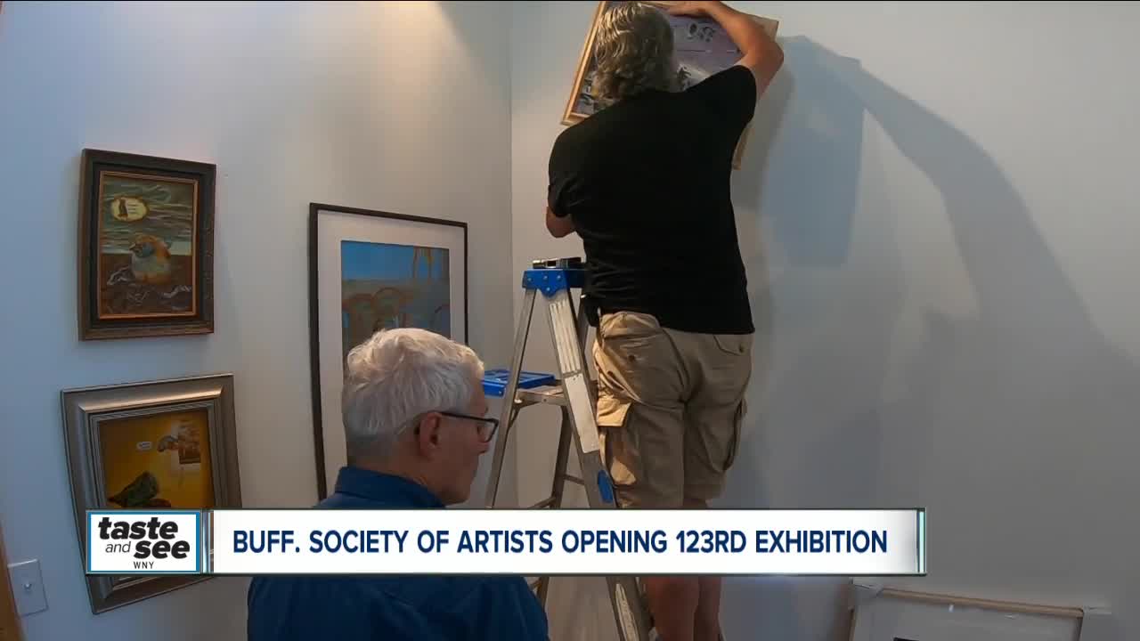 Buffalo Society of Artists opening their 123rd Catalogue Exhibition