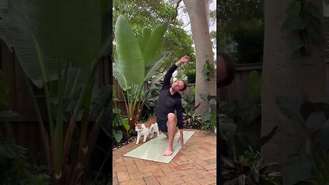 First I take care of the plants, then I take care of myself & Brad :)