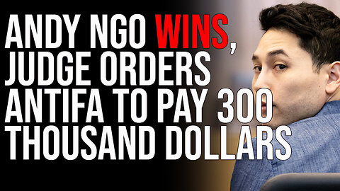 Andy Ngo WINS, Judge Orders Antifa To Pay 300 THOUSAND DOLLARS Over Milkshake Incident