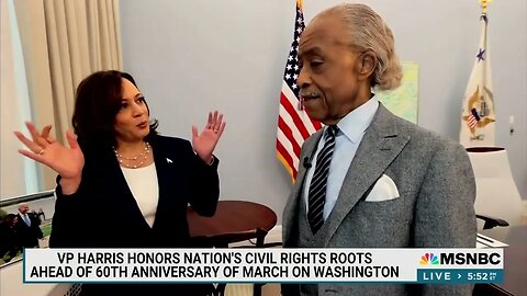 WORD SALAD: Kamala Harris Explains "The Arc" To Al Sharpton