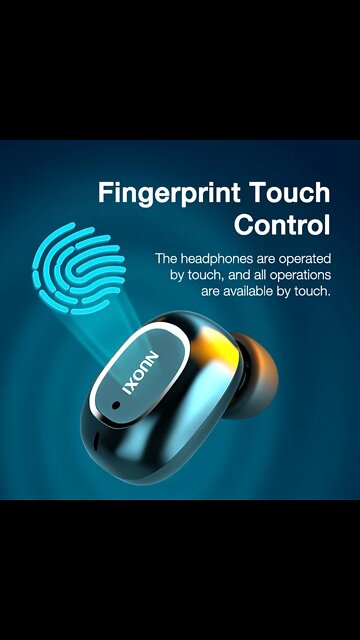 EARDECO Mirror Screen Wireless Headphones Bass Bluetooth Earphone