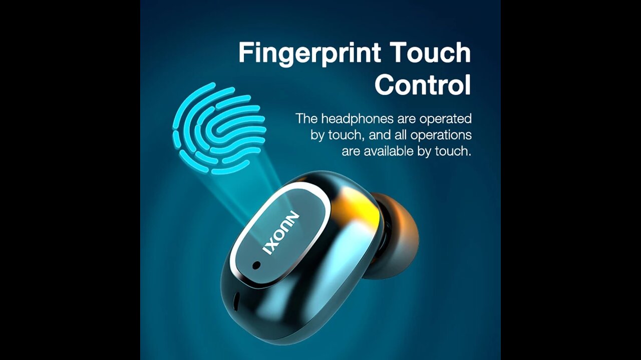 EARDECO Mirror Screen Wireless Headphones Bass Bluetooth Earphone