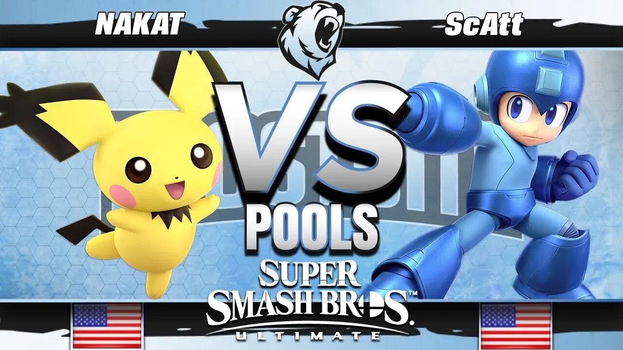 Mazer | NAKAT (Pichu) vs. MVG | ScAtt (Mega Man) - Ultimate Pools - Frostbite 2019