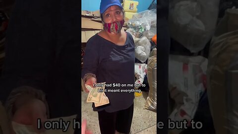 Momma digs through the trash to put her kids through college🥹
