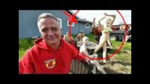 The neighbors didn't like his fence and they forced him to demolish it.. He decided to do otherwise.