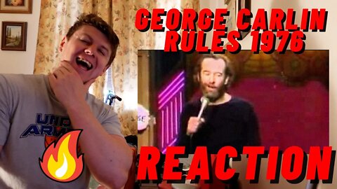 George Carlin - Rules - 1976 ((IRISH GUY REACTION!!))