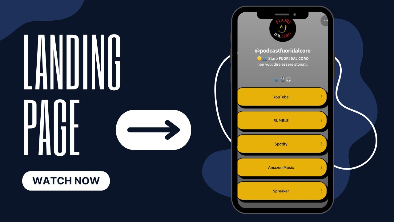 [VLOG] - La mia LANDING PAGE | FUORI DAL CORO Podcast