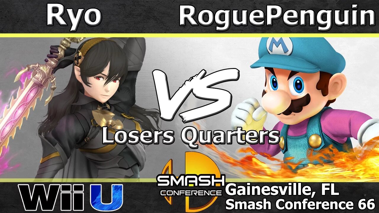Noble|Ryo (Corrin) vs. GF|RoguePenguin (Mario) - Losers Quarters - SC66