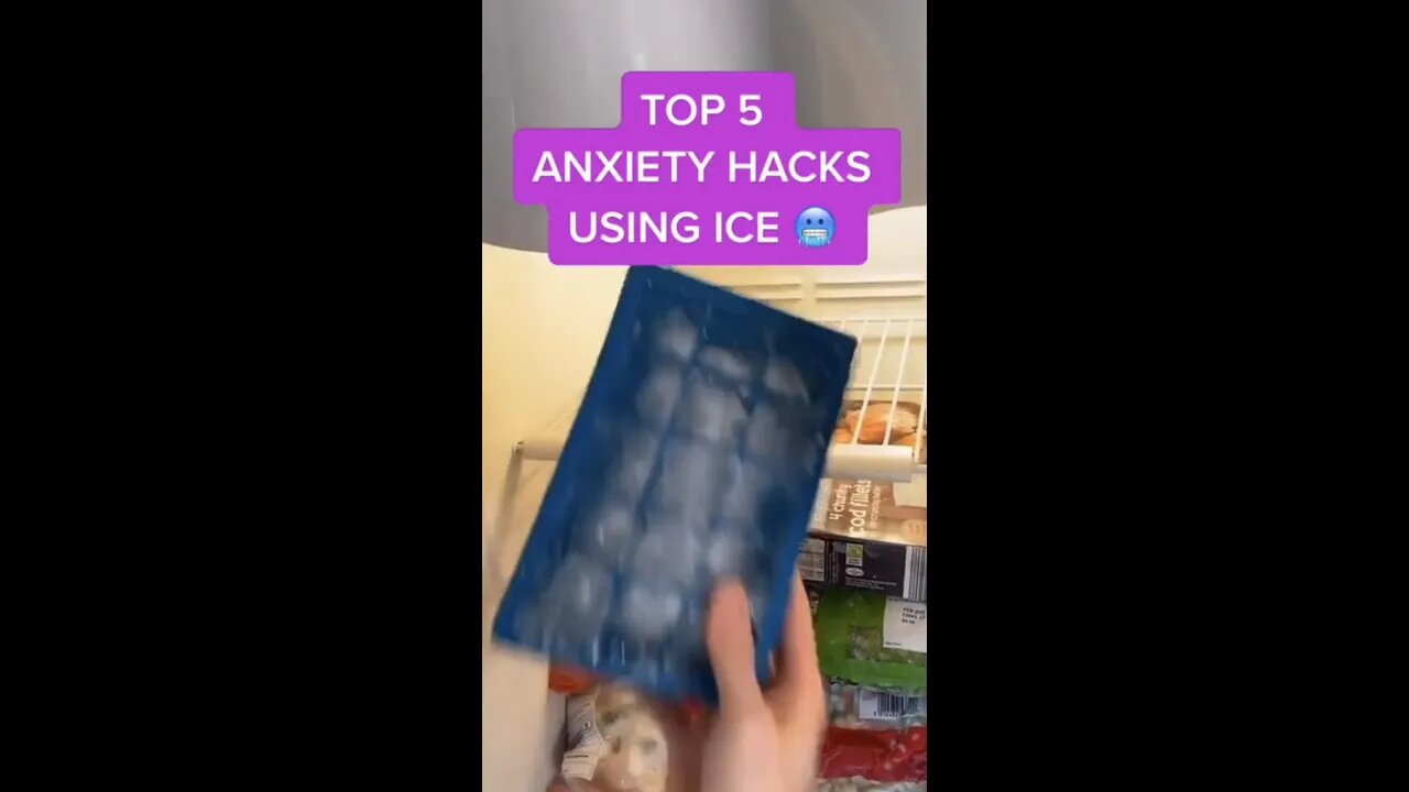 🥶 Top 5 Anxiety Hacks Using Ice 🧊 - Dr Julie #shorts