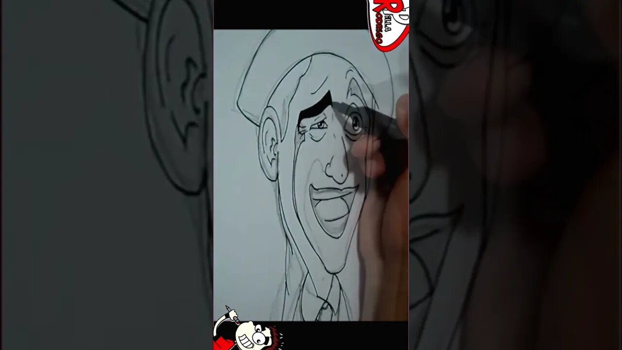 Tubinho, o Rei do Riso! caricatura de Pereira França Neto #rodrigopilla #teatrotubinhi