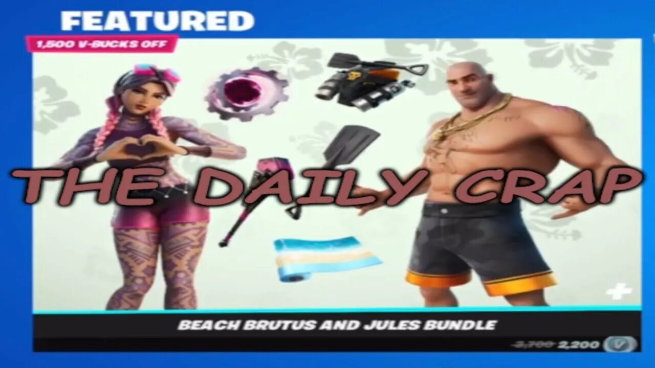 🏆💩The Daily Crap in the Item Shop of the Fortnite Store for 7/12/2023.💩🏆