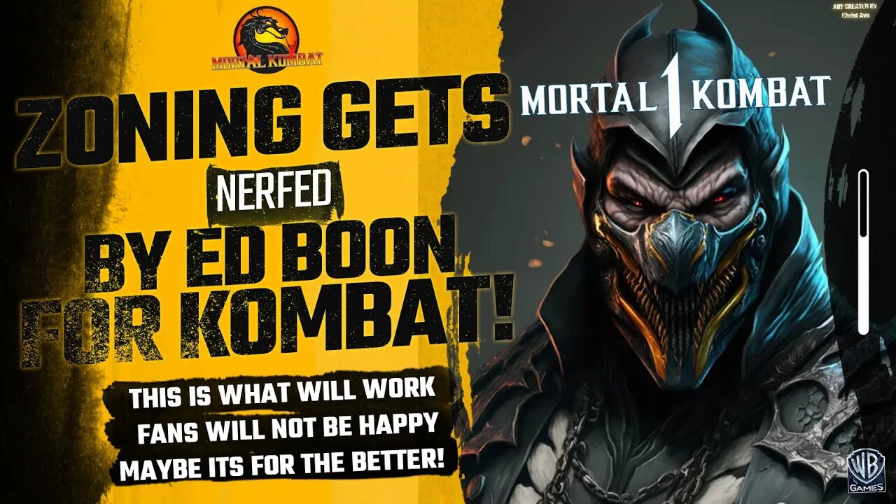 Mortal Kombat 1: ED BOON will NERF ZONING To Focus on Hand To Hand Kombat This isnt a good idea..