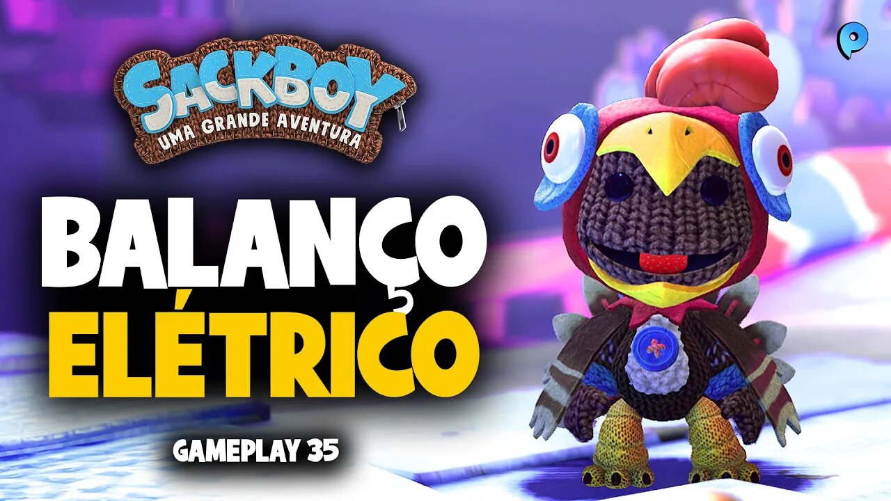 Sackboy: Uma grande aventura PT-BR / Balanço elétrico - Gameplay 35