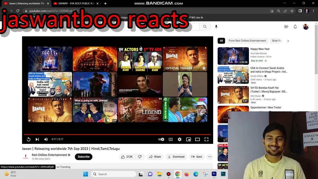 Reacting to Jawan | Releasing worldwide 7th Sep 2023 | Hindi,Tamil,Telugu #jawan #jaswantboo