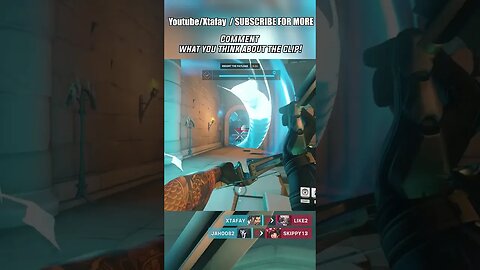 Overwatch wall-banging kills🔥SUBSCRIBE TO SUPPORT 🙏 #shorts