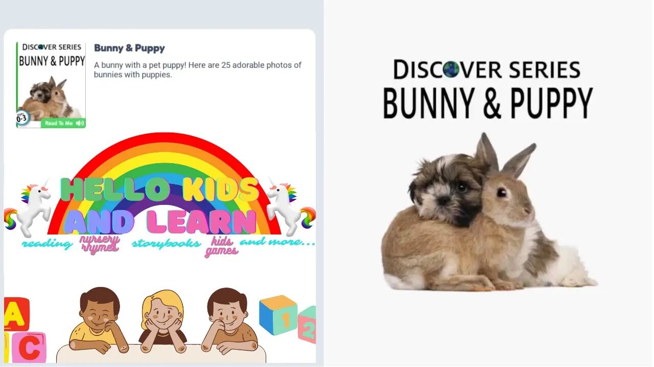 Discover Series - Bunny & Puppy