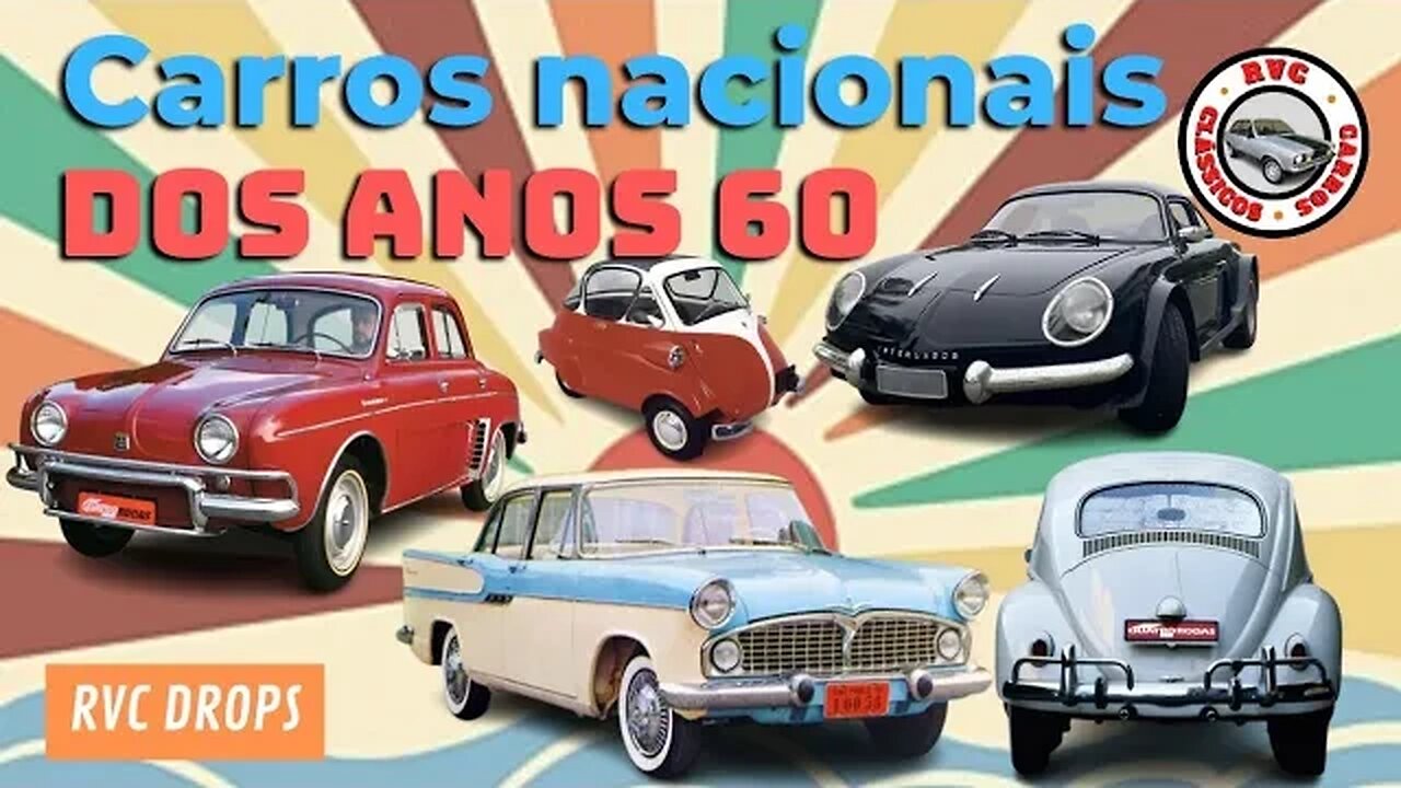 RVC Drops | Carros nacionais dos anos 60