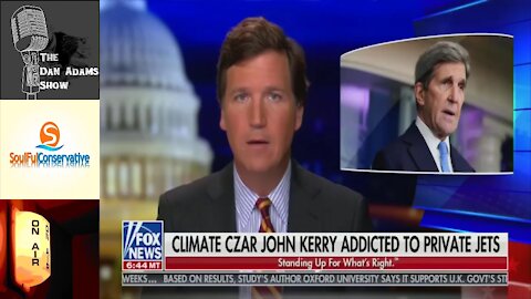 Tucker Calls Out Climate Czar John Kerry for Private Jet Use