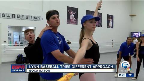 Lynn Baseball team lends helping hand to Boca Ballet Theatre