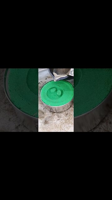 Sand Casting with Kinetic Sand #shorts #shortsfeed #shortsindia