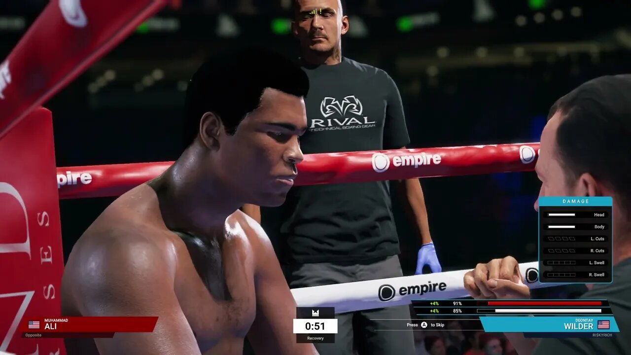 Undisputed Boxing Online Ranked Gameplay Deontay Wilder vs Muhammed Ali 2 (Chasing Platinum 2)