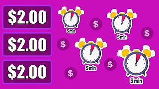 Ganhe $2,00 a Cada 5 Minutos Apenas Clicando (SEM LIMITES) Ganhar Dinheiro Online GRÁTIS