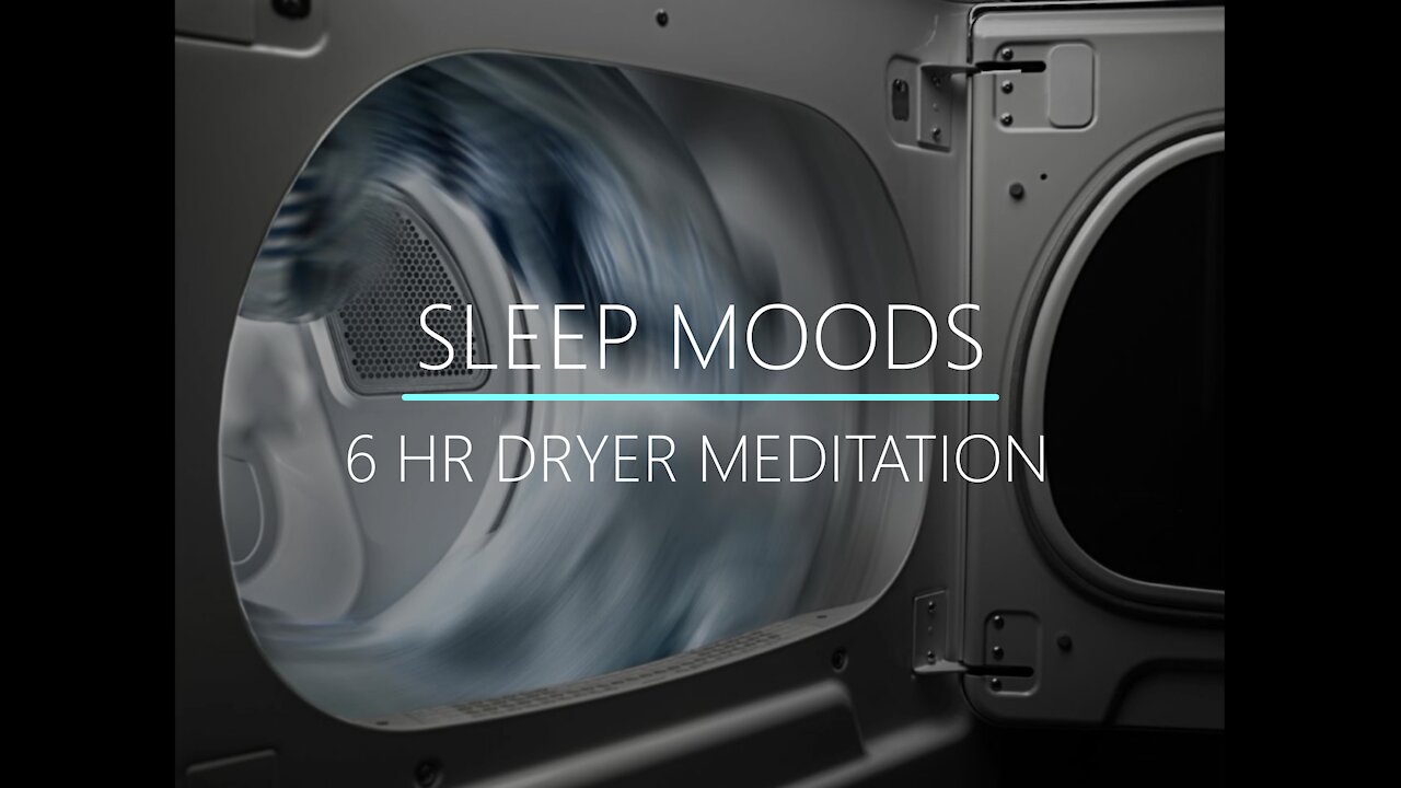 6 HR Dryer sound meditation - ASMR - Fall asleep fast!