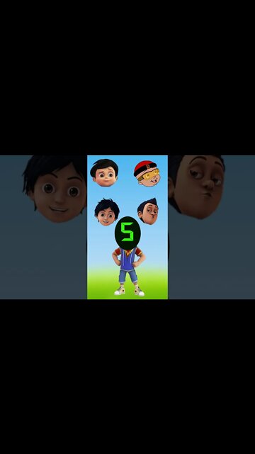 Match The Right Head | Vir The Robot Boy | Shiva | Motu Patlu | Mighty Raju | Wrong Head Puzzle
