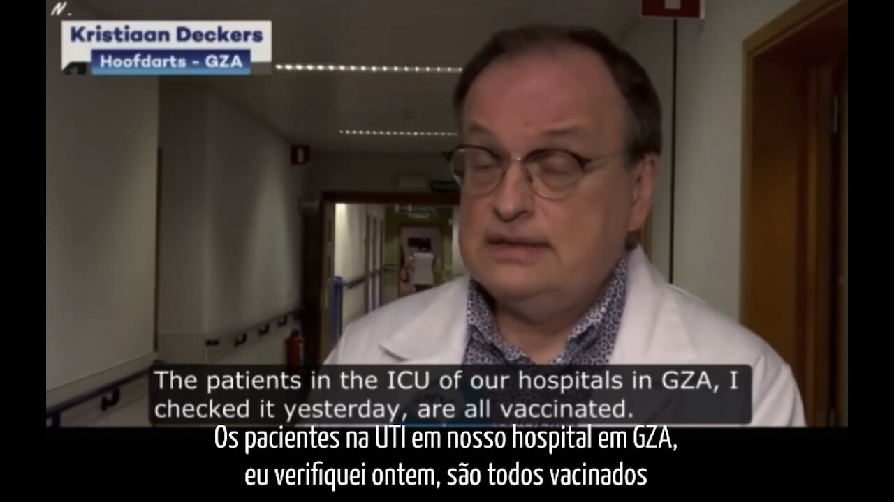 Médico diz que todos os pacientes na UTI do Hospital de Gent (Bélgica) são pessoas vac¡nadas