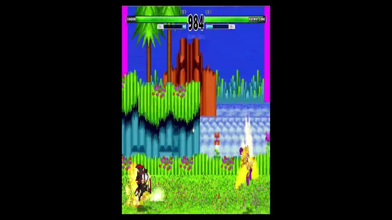 Shadow VS Fleetway sonic I Sonic Battle Rematch #shorts #shortvideo #short