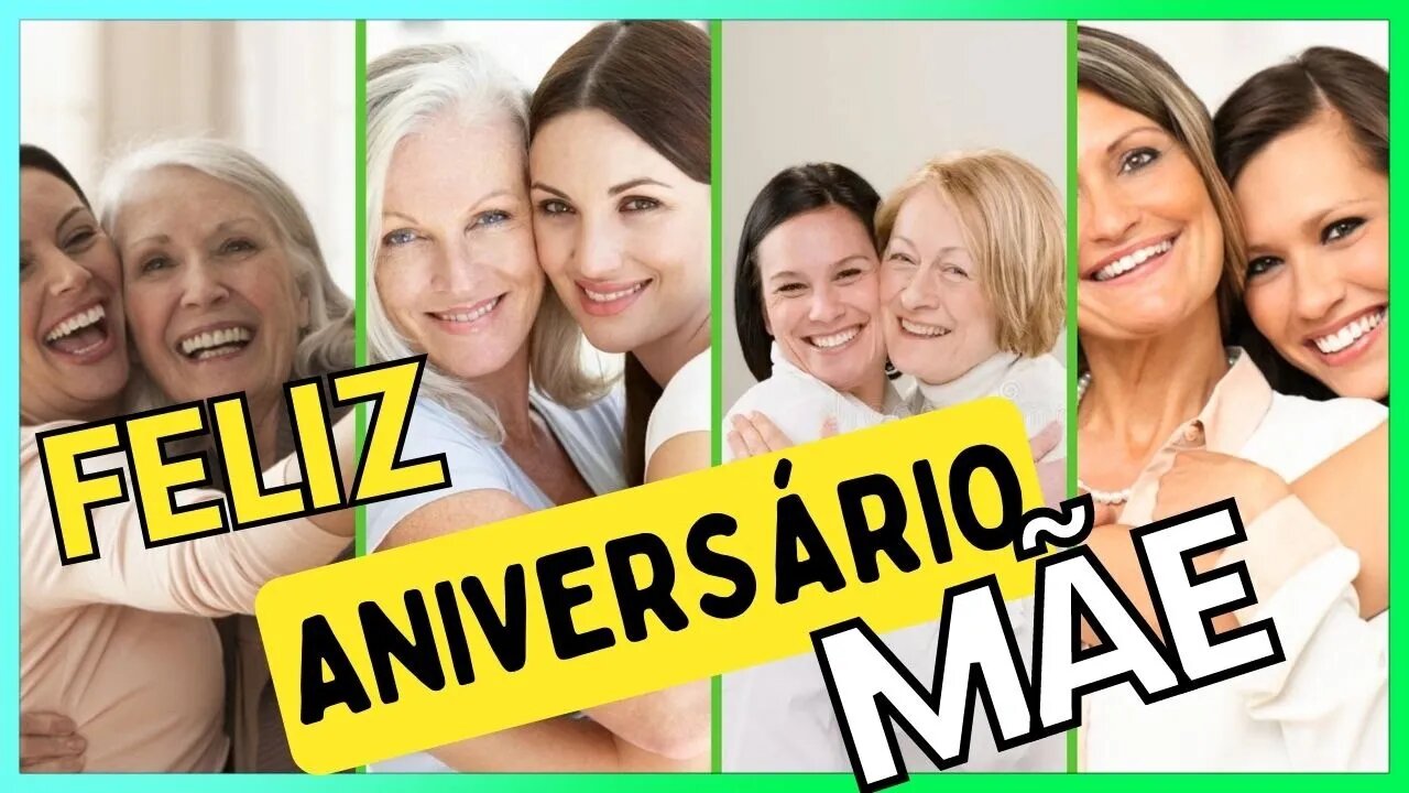 TELEMENSAGEM DE ANIVERSÁRIO PARA MÃE!