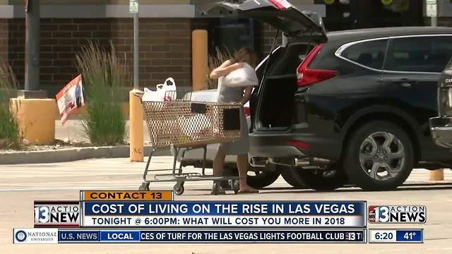 Cost of living on the rise in 2018 preview