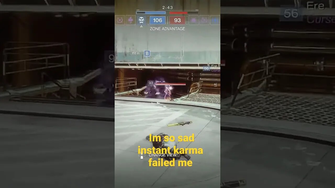 Destiny 2 instant karma fails me